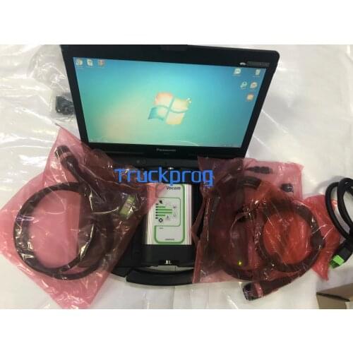 For VOLVO Vocom 88890300+CF53/CF31 Laptop+2.7 PTT TECHTOOL VOCOM 1 For VOLVO Truck Excavator Construction diagnostic tool