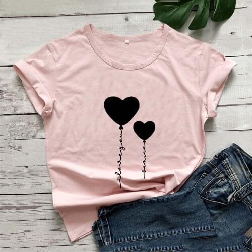 I Love You Be Mine T Shirt Women Kawaii Summer Short Sleeve Tshirt Women Tops Black Femme T-shirts Cotton Camiseta Mujer