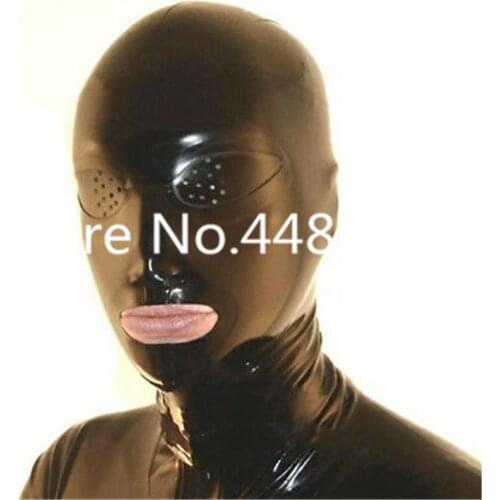Latex Mask Rubber Hood with hole for Party Wear Catsuit Uniqu unisex fetish cosplay mask sexy michael myers mask custom made