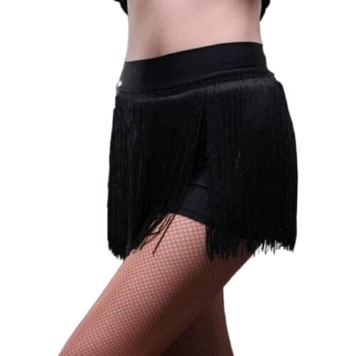 Latin Dance Skirt for Women Sexy Girls Tango Ballroom Salsa Cha Cha Rumba Tassel Latin Dance Dress Robe Danse Latine Femme