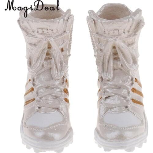 MagiDeal 1/6 Scale Shoes Model Combat Tactical Boots for 12 Inch Female Soldier Body Action Figure Accessories 5Colors