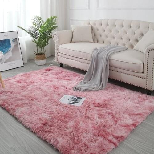 Nordic Room Household Carpet Bedroom Bedside Carpet Ins Long Hair Comfortable And Warm Rug Plush Fluffy Rug Home Decor Carpet