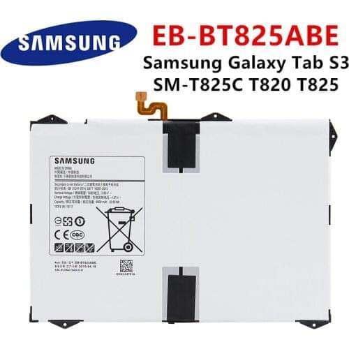 SAMSUNG original EB-BT825ABE 6000mAh Tablet Replacement Battery For Samsung Galaxy Tab S3 9.7 inch SM-T825C T820 T825 Tab S3