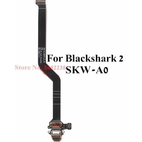 Original USB Charging Port Dock Flex cable For Xiaomi Blackshark 2 SKW-A00 Charger plug Connector with Microphone Replacement
