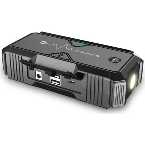 16800mAh 20000mAh Jump Starter 1000A 2000A 12V 19V 24V Emergency Charger for Camping Output Laptop Phone charge