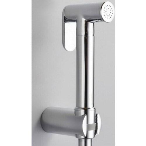 Solid brass chrome Handheld Bidet brass chrome shower PVC 1.5m shower pipe BD220-1