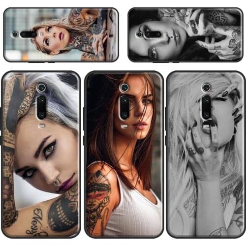 Sexy Tattoo Girl Case For POCO F3 M3 Pro POCO X3 Pro Coque For Xiaomi Mi 11 Ultra 10T Pro Mi Note 10 Lite