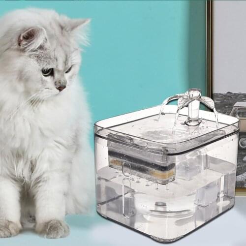 Smart Infrared Sensor Dog Drinking Fountain Automatic Circulating Water Pet Filter Cat Water Fountain Cat Water Dispenser