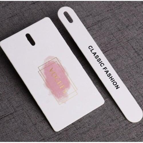 ZeQi new fashion custom hang tag printed clothes tags customized label paper swing tags