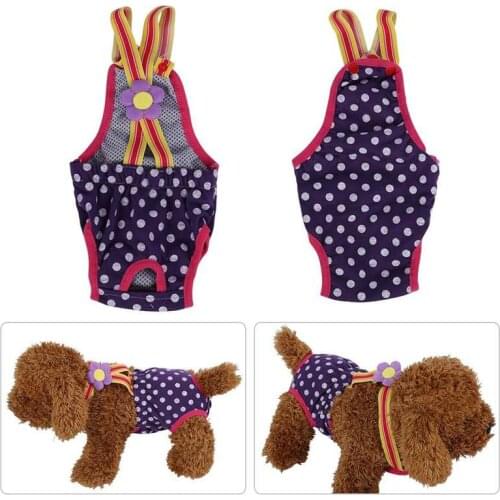 Female Pet Physiological Pants Washable Female Dog Diaper Sanitary Shorts Panties Dog Clothes Underwear Briefs Pet Products