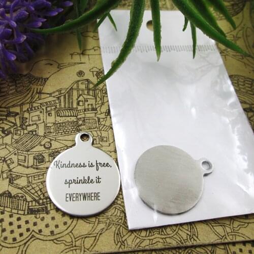 20pcs--"All You Need Is Love"stainless steel charms 5 styles for choosing DIY Charms for necklace bracelet