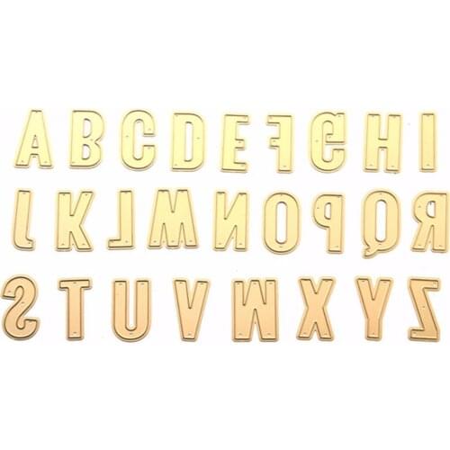 26 Letters Cutting Dies Stencil Scrapbooking Album Karte Diary Stanzschablone