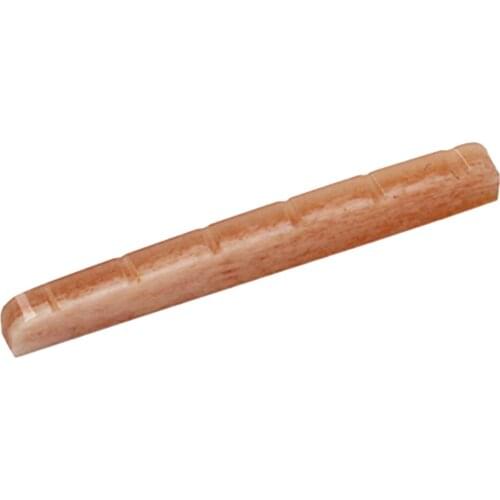 42mm Electric Guitar Bone Nut Cattle Bone Slotted Replacement