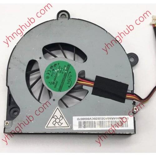 ADDA AB07505HX12BB00 0PHRAA DC 5V 0.40A 4-Wire Server Laptop Cooling Fan