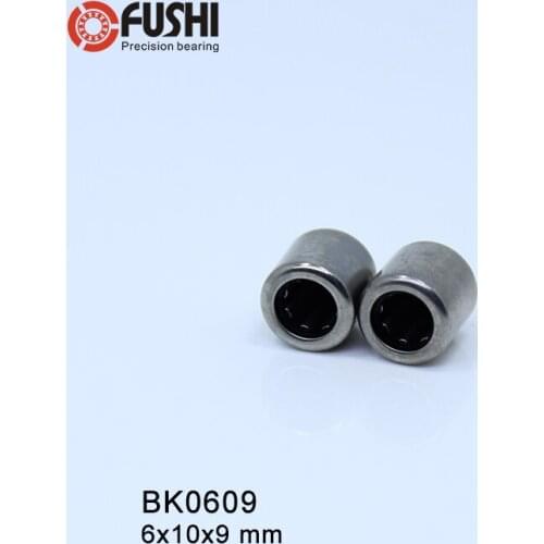 BK0609 Needle Bearings 6*10*9 mm ( 10 Pcs ) Drawn Cup Needle Roller Bearing BK061009 Caged Closed ONE End 45941/6