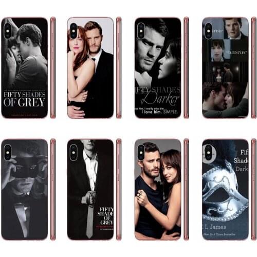 For Xiaomi CC9E Mi3 Mi4 Mi4i Mi5 Mi 5S 6 6X 8 9 SE Play Plus Pro Lite A1 Mix 2 Note 3 TPU Case Mobile Fifty Shades Of Grey
