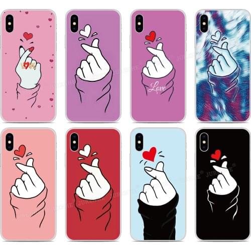 Tpu Soft Silicone Finger Love Heart Cover For Wiko View 4 2 Go XL U Feel Lite Lenny 5 Jerry 4 Tommy Sunny 3 Harry 2 Phone Case