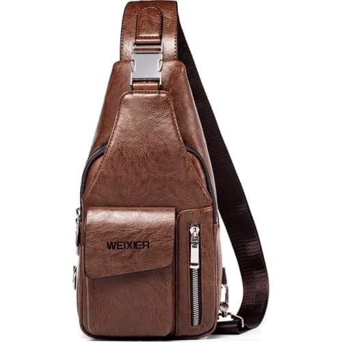 Travel Waist Pack Male Crossbody Bags Pu Leather Mens Waist Packs Leather Pouch Male Fanny Pack Belt Bag Phone Pouch Bags 2020