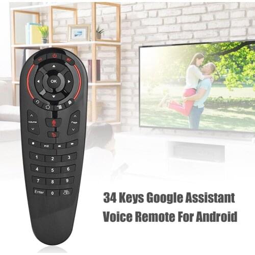 G30 2.4G Wireless Voice Fly Air Mouse Keyboard IR learning Gyro Motion Sensing Smart Remote Control for Game android tv box PC