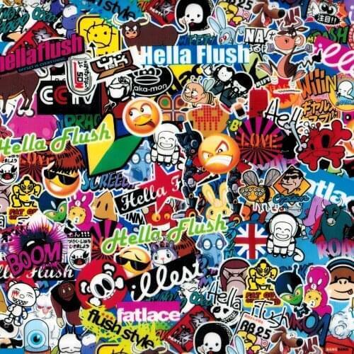 Hydrographic film 0.5m wide CSCF5533 0.5mX20m bomb cartoon pattern water transfer printing film