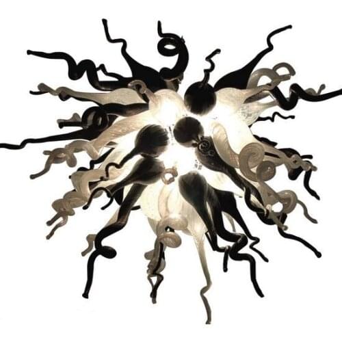 China Supplier Indoor Home Art Decoration Lighting Modern Style Glass Shade Italian Chandelier