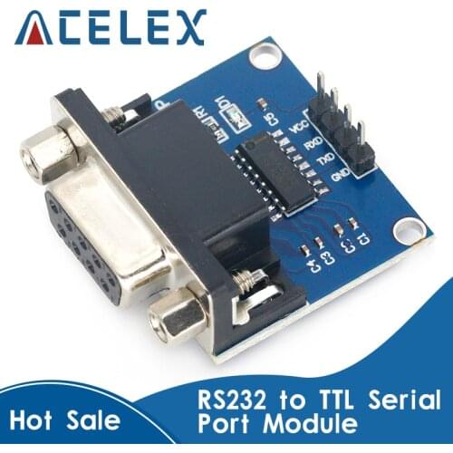 MAX3232 RS232 to TTL Serial Port Converter Module DB9 Connector MAX232 For Arduino