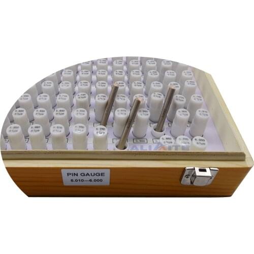 Aliaite pin gauge set 5.010-6.000(step: 0.01,100pcs)