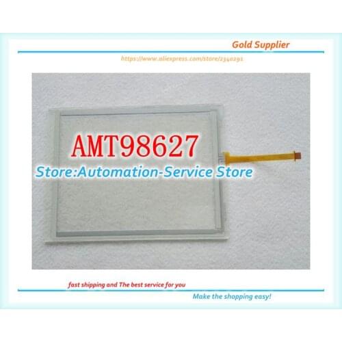 New Touch Screen Glass Panel Use For AMT-98627 AMT98627