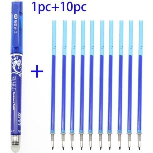 Rewritable Pen 0.5mm Refill Blue/Black Ink Magic Pen School Student Exam Replacement Tool Office Writing Stationery