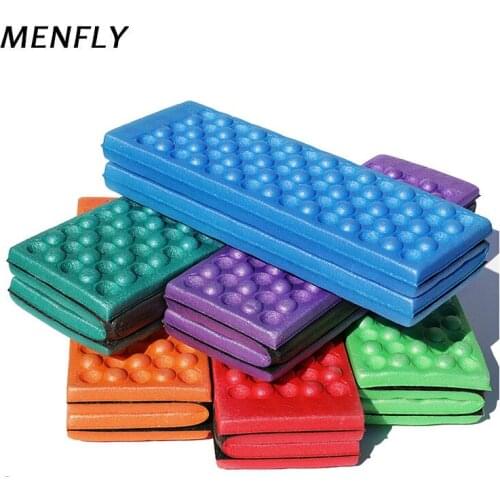 MENFLY Camping Cushion for Nature Hike Portable Sand Beach Blanket Waterproof Tourist Seat Pillow Collapsible 4-Fold Picnic Mat