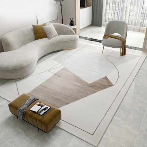 Modern Geometry Living Room Carpet Nordic Bedroom Area Rug Study Home Decorative Sofa Table Thick Coffee Mat Carpets Rug Floor
