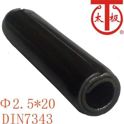 2.5*20) DIN7343 / ISO8750 Spiral spring pin ( Coiled pin ) 100 pieces/lot