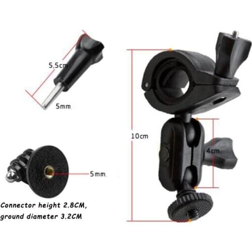 Universal Car O Type Adapter Bike Mount Holder Bracket Action Camera Accessories For Hero4s Hero 1 2 3 4