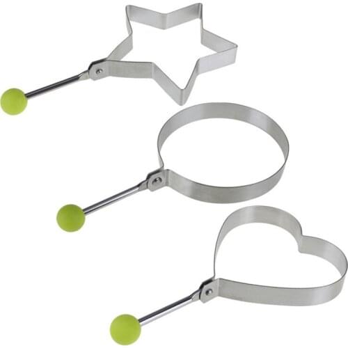 Stainless Steel 4Style Fried Egg Pancake Shaper Omelette Mold Mould Frying Egg Cooking Tools Kitchen Accessories Gadget