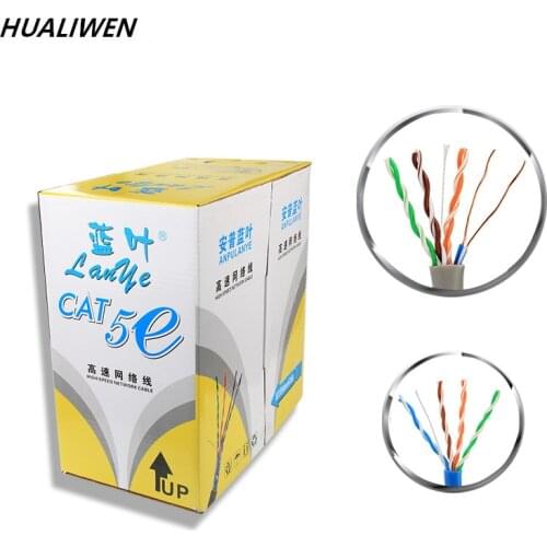 High-speed Cat 5e Network Cable 0.40 Core 270 Meters Monitor Line Computer Network Cable Network Twisted Pair