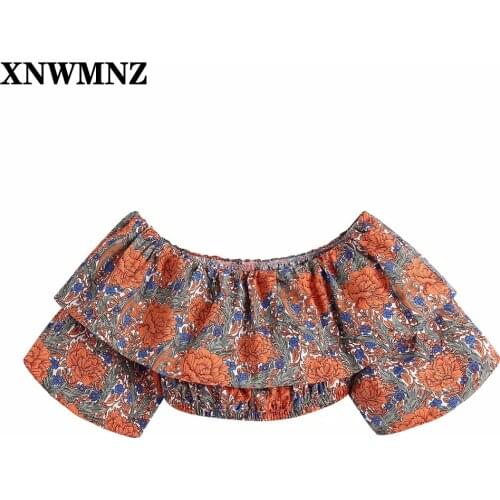 Блузки с открытыми плечами XNWMNZ China At AliExpress