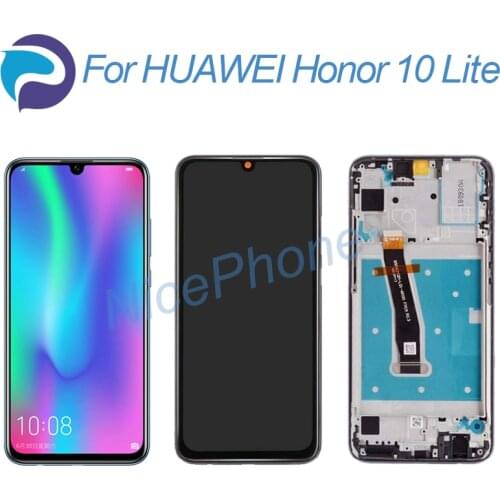 Honor 10 Lite LCD screen + touch digitizer with frame assembly HRY-LX1, HRY-LX1MEB, HRY-LX2, HRY-AL00a, HRY-AL00, HRY-TL00 LCD