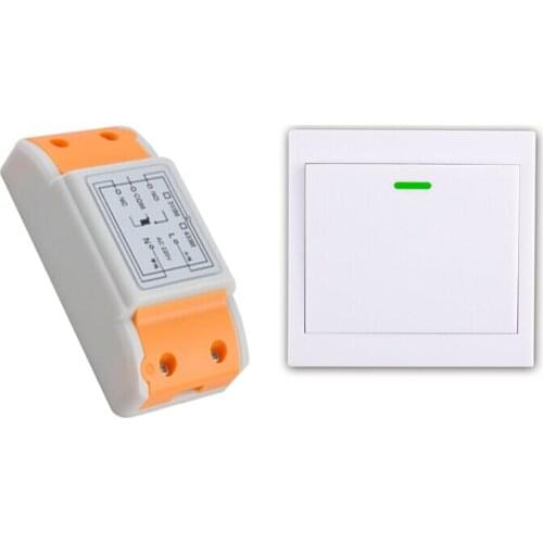 2016 products 220 v 1 ch RF wireless remote control switch 1 receiver+1 transmitter remote control With a paste