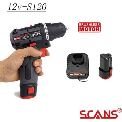 SCANS power tools S120 household electric drill 12V rechargeable lithium battery screwdriver electric drill