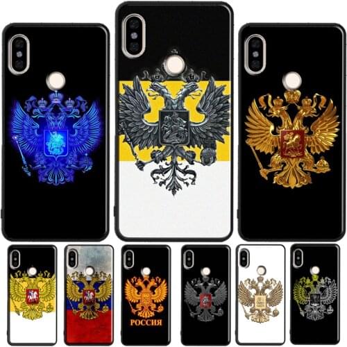 Russia Coat of Arms Case For Xiaomi Redmi 9 9A 9C 7A 8A 9T Back Cover For Redmi Note 10 Pro 7 8 9 Pro 8T 9S