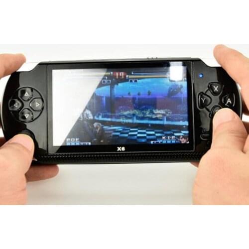 4.3 Inch Handheld Player MP3 MP4 X6 Video FM Camera 8GB Game Console vs x7 x12 christmad kids gift
