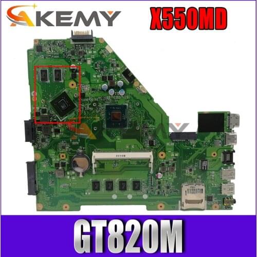 Akemy 60NB06P0-MB2400 Motherboard For ASUS X550MD Y582M X550MD X550MJ X552M MAIN BOARD 820M Graphics