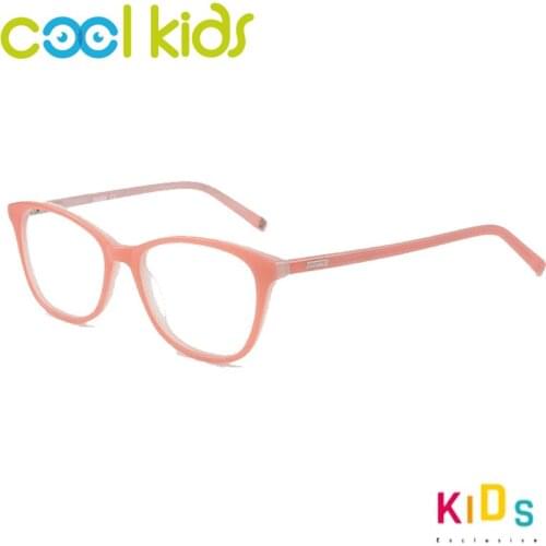 COOL KIDS Glasses Acetate Children Eyeglasses Optical Frames Anti-blue Myopia Flexible Eyeglass Frame Girls Boys Glasses Frames