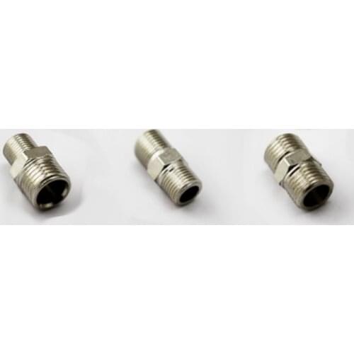 3 Types 1/4" 1/8" Fitting Connector Male Airbrush Hose Adaptor Air Pump Air Pipe Threaded Joint Power Tool Accessories