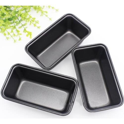 Rectangle Carbon Steel Cake Baking Molds Cake Pans DIY Bread Loaf Pans Toast Mold Non-stick Toast Box Kitchen Baking Tools