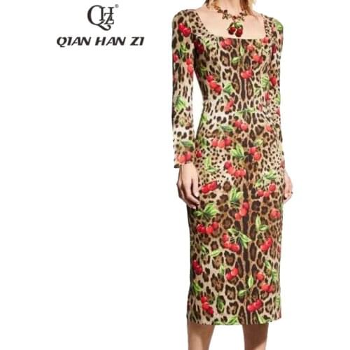 Модные платья-футляры Qian Han Zi China At AliExpress