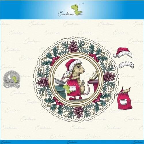 Christmas mouse metal cutting dies 2020 new diy die molds Scrapbooking Paper Making die cuts crafts christmas dies