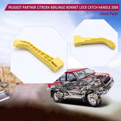Bonnet Lock Catch Handle for Peugeot Partner Citroen Berlingo 2008-2017 Auto Replacement Parts for Engines Components Promotion