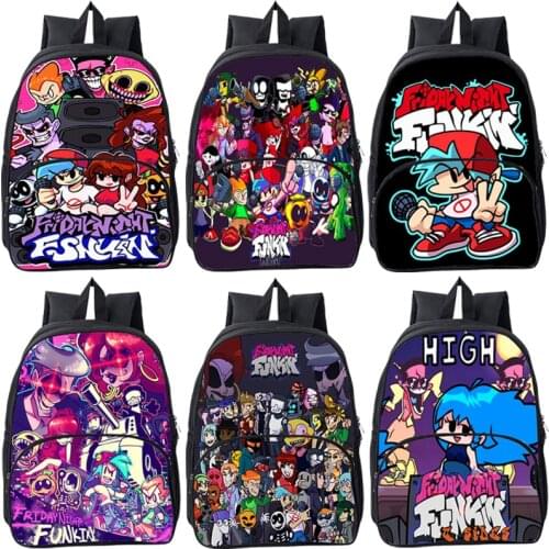 Mochila Friday Night Funkin 3D Printed Backpack For Boys Girls School Bags Kids School Backpack Bookbags Children Anime Rucksack