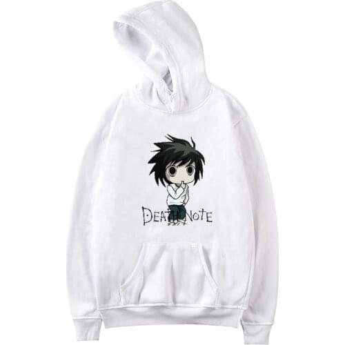 Oversized Hoodie Death Note Hoodie Harajuku Sweatshirt Women Hoodies Men Pullover Long Sleeve Clothes Winter Coat Bluza Damska